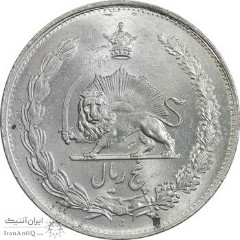سکه 5 ریال 1310 - MS62 - رضا شاه