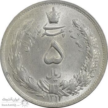 سکه 5 ریال 1311 - MS62 - رضا شاه