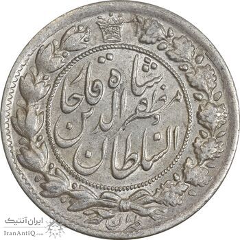 سکه 2 قران 1322 (با کنگره) - MS61 - مظفرالدین شاه