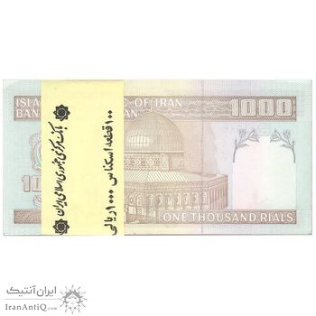 بسته اسکناس 1000 ریال (جعفری - شیبانی) - UNC - جمهوری اسلامی