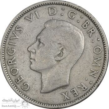 سکه 2 شیلینگ 1948 جرج ششم -EF40 - انگلستان
