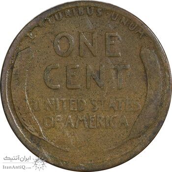 سکه 1 سنت 1918 لینکلن - VF20 - آمریکا