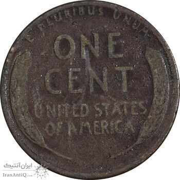 سکه 1 سنت 1942D لینکلن - VF30 - آمریکا