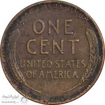 سکه 1 سنت 1944S لینکلن - VF35 - آمریکا