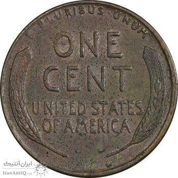 سکه 1 سنت 1958D لینکلن - EF45 - آمریکا