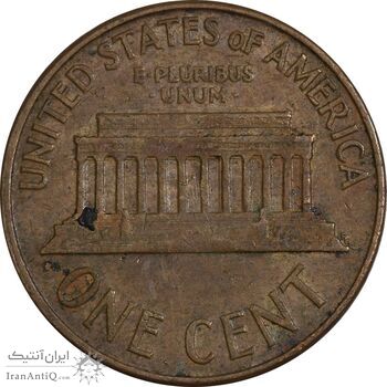 سکه 1 سنت 1963D لینکلن - EF45 - آمریکا