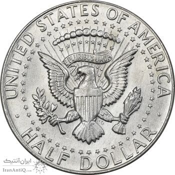 سکه نیم دلار 1964 کندی - MS61 - آمریکا