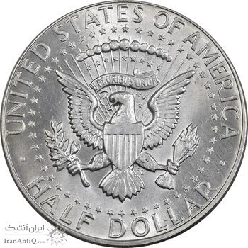 سکه نیم دلار 1967 کندی - MS62 - آمریکا