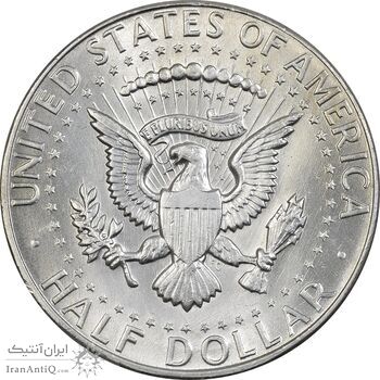 سکه نیم دلار 1967 کندی - MS62 - آمریکا