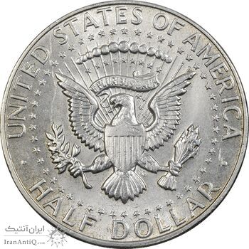 سکه نیم دلار 1967 کندی - AU58 - آمریکا