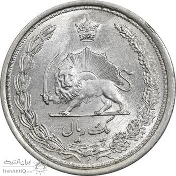 سکه 1 ریال 1313 (3 تاریخ کوچک) - MS62 - رضا شاه سکه 1 ریال 1313 (3 تاریخ کوچک) - MS62 - رضا شاه