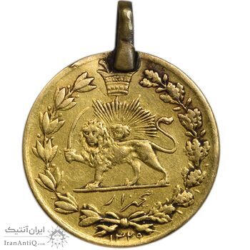 سکه طلا 5000 دینار 1329 خطی - EF - احمد شاه سکه طلا 5000 دینار 1329 خطی - EF - احمد شاه