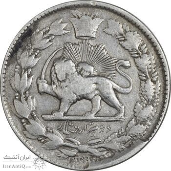 سکه 2000 دینار 1299 (مکرر پشت سکه) - VF30 - ناصرالدین شاه سکه 2000 دینار 1299 (مکرر پشت سکه) - VF30 - ناصرالدین شاه