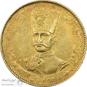 سکه طلا 2 تومان 1297 تصویری - AU58 - ناصرالدین شاه سکه طلا 2 تومان 1297 تصویری - AU58 - ناصرالدین شاه