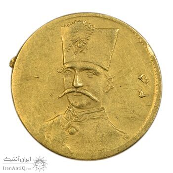سکه طلا 5000 دینار 1305 تصویری - MS61 - ناصرالدین شاه سکه طلا 5000 دینار 1305 تصویری - MS61 - ناصرالدین شاه