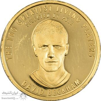 مدال طلا یادبود دیوید بکام - UNC - فیفا مدال طلا یادبود دیوید بکام - UNC - فیفا