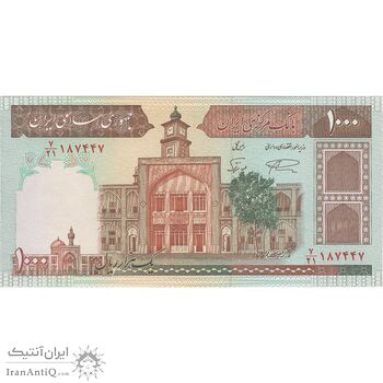 اسکناس 1000 ریال (نمازی - نوربخش) امضاء کوچک - تک - UNC63 - جمهوری اسلامی