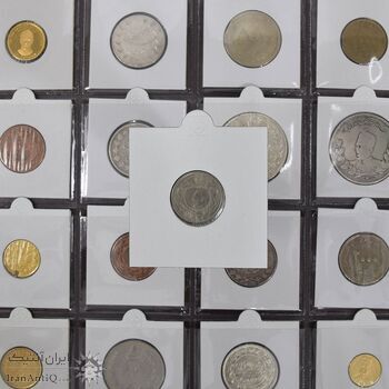 سکه 5 دینار 1310 نیکل - MS64 - رضا شاه