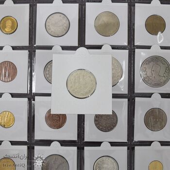 سکه 1000 دینار 1306 خطی - MS63 - رضا شاه سکه 1000 دینار 1306 خطی - MS63 - رضا شاه