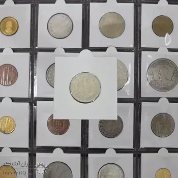 سکه 1000 دینار 1306 خطی - MS63 - رضا شاه