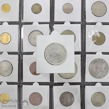 سکه 2000 دینار 1304 رایج - MS64 - رضا شاه