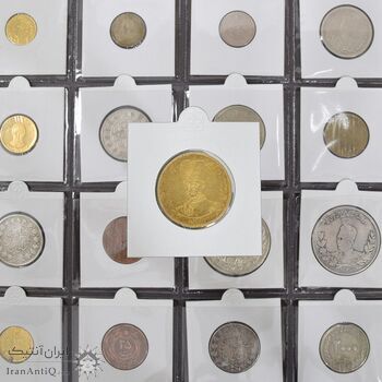 سکه طلا 2 تومان 1297 تصویری - AU58 - ناصرالدین شاه سکه طلا 2 تومان 1297 تصویری - AU58 - ناصرالدین شاه