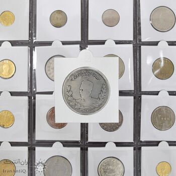 سکه 5000 دینار 1327 - VF35 - محمد علی شاه سکه 5000 دینار 1327 - VF35 - محمد علی شاه