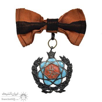 نشان جاوید درجه 2 (شهید) با جعبه فابریک - EF - محمد رضا شاه