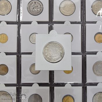 سکه 2000 دینار 1313 خطی - EF40 - مظفرالدین شاه سکه 2000 دینار 1313 خطی - EF40 - مظفرالدین شاه