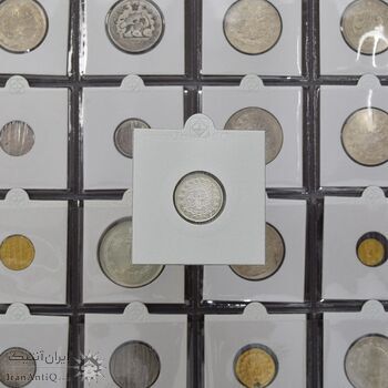 سکه 500 دینار 1330 خطی - MS62 - احمد شاه سکه 500 دینار 1330 خطی - MS62 - احمد شاه