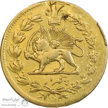 سکه طلا 5000 دینار 1294 خطی - VF35 - ناصرالدین شاه سکه طلا 5000 دینار 1294 خطی - VF35 - ناصرالدین شاه