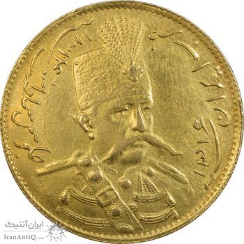 سکه طلا 1 تومان 1316 تصویری - MS61 - مظفرالدین شاه