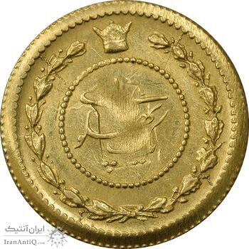 سکه طلا یک پهلوی 1306 تصویری - AU58 - رضا شاه