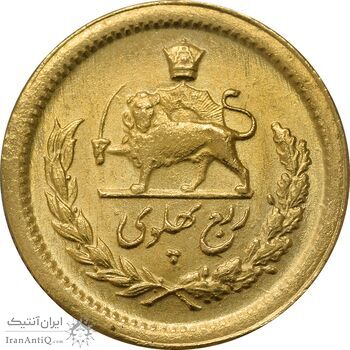 سکه طلا ربع پهلوی 1334 - MS64 - محمد رضا شاه