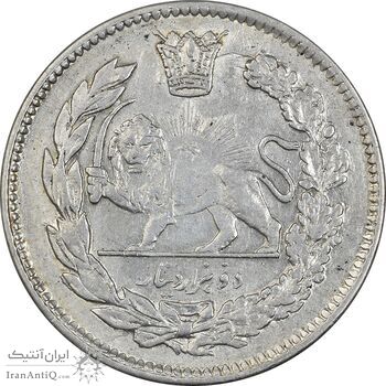 سکه 2000 دینار 1337 جلوس - AU50 - احمد شاه سکه 2000 دینار 1337 جلوس - AU50 - احمد شاه