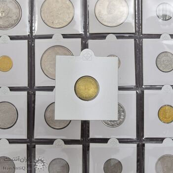 سکه 10 دینار 1320 برنز - MS63 - رضا شاه سکه 10 دینار 1320 برنز - MS63 - رضا شاه