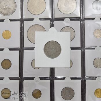 سکه 25 دینار 1310 نیکل - VF35 - رضا شاه