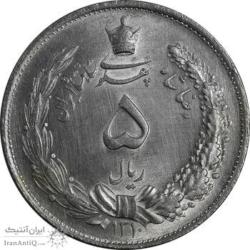 سکه 5 ریال 1310 - MS62 - رضا شاه سکه 5 ریال 1310 - MS62 - رضا شاه