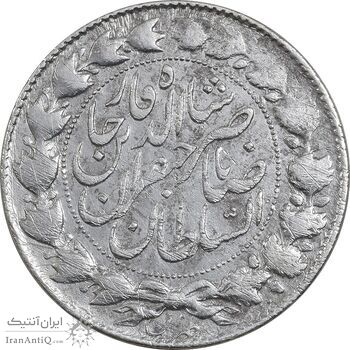 سکه 2000 دینار 1922 ارور تاریخ - صاحبقران - VF35 - ناصرالدین شاه سکه 2000 دینار 1922 ارور تاریخ - صاحبقران - VF35 - ناصرالدین شاه