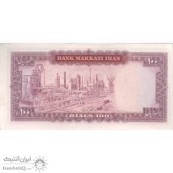 اسکناس 100 ریال (آموزگار - جهانشاهی) - تک - UNC62 - محمد رضا شاه اسکناس 100 ریال (آموزگار - جهانشاهی) - تک - UNC62 - محمد رضا شاه