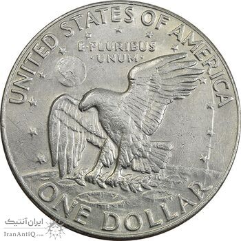 سکه یک دلار 1974D آیزنهاور - EF40 - آمریکا