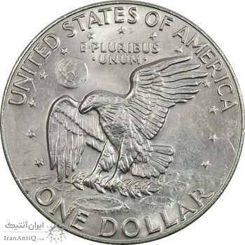 سکه یک دلار 1977D آیزنهاور - AU58 - آمریکا