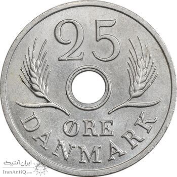 سکه 25 اوره 1971 فردریک نهم - MS62 - دانمارک