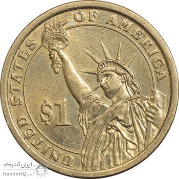 سکه یک دلار 2010 لینکلن - MS61 - آمریکا سکه یک دلار 2010 لینکلن - MS61 - آمریکا