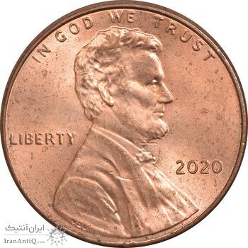 سکه 1 سنت 2020 لینکلن - MS62 - آمریکا