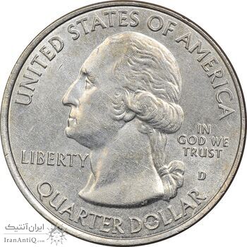 سکه کوارتر دلار 2016D (فورت مولتری) - MS61 - آمریکا