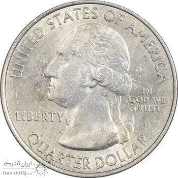 سکه کوارتر دلار 2013D (پارک ملی حوضه آبریز بزرگ) - AU58 - آمریکا