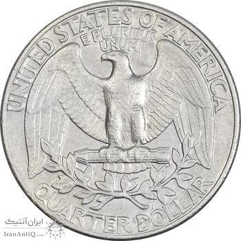 سکه کوارتر دلار 1987 واشنگتن - EF45 - آمریکا