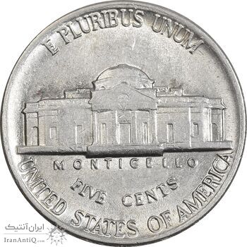 سکه 5 سنت 1985D جفرسون - EF45 - آمریکا