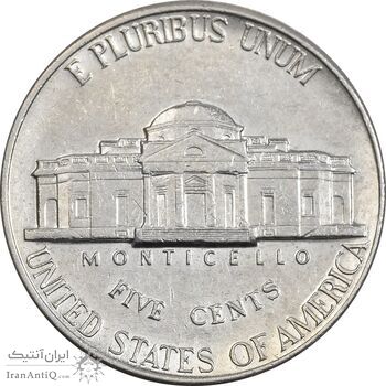 سکه 5 سنت 1994D جفرسون - AU58 - آمریکا